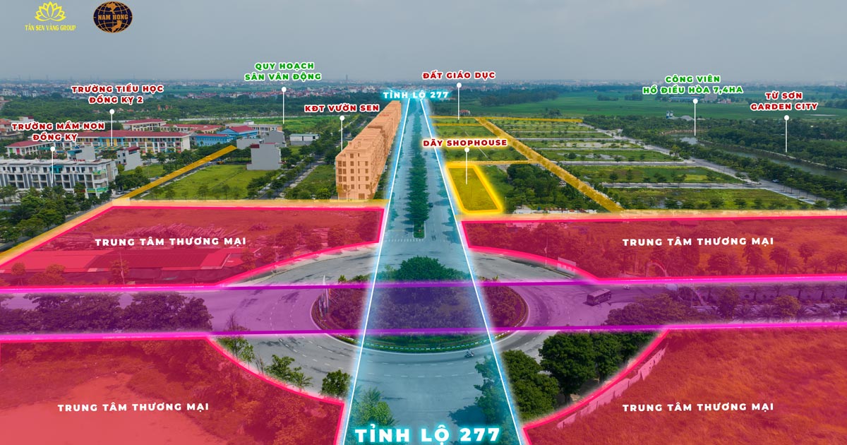 SHOPHOUSE BÁN ĐẢO VƯỜN HỒNG ĐẸP NHẤT - LK4 TỪ SƠN GARDEN CITY