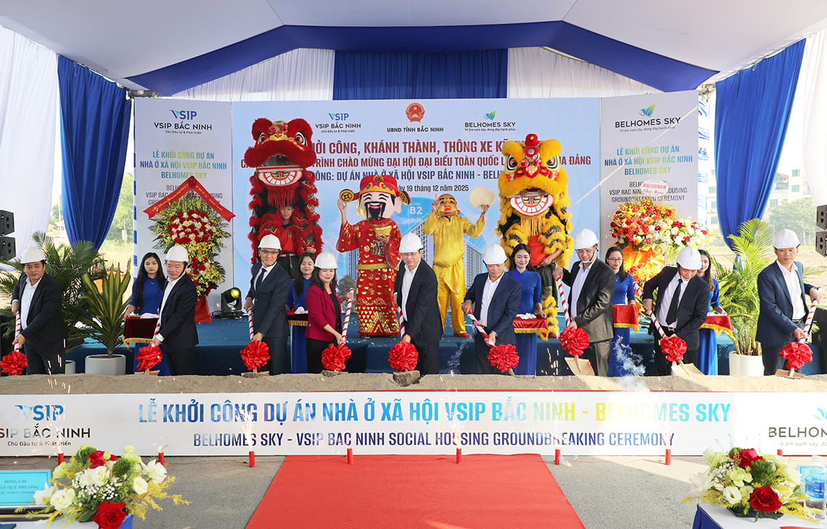 lanh dao tinh bac ninh thuc hien nghi le khoi cong du an