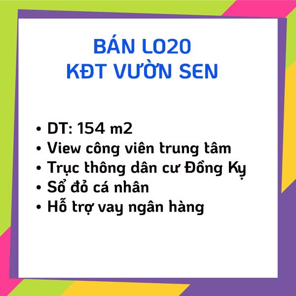 Lo20 Khu đô thị Vườn Sen - View công viên, bể bơi cửa ngõ phố Đại Đình Đồng Kỵ